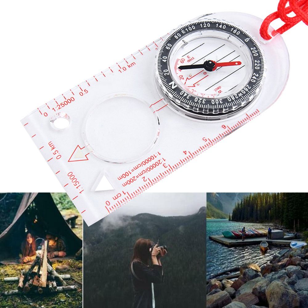 Placa base de orientación Brúj - Compass Lensatic reseña y precio