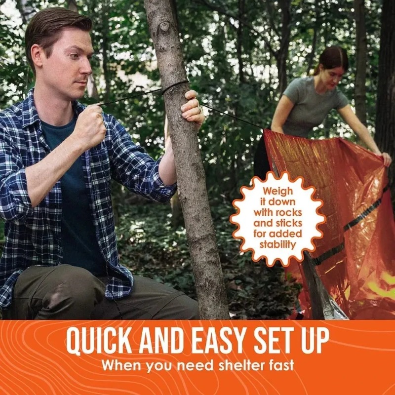 Kit de Carpa de Emergencia par - Emergency Mylar Tent reseña y precio