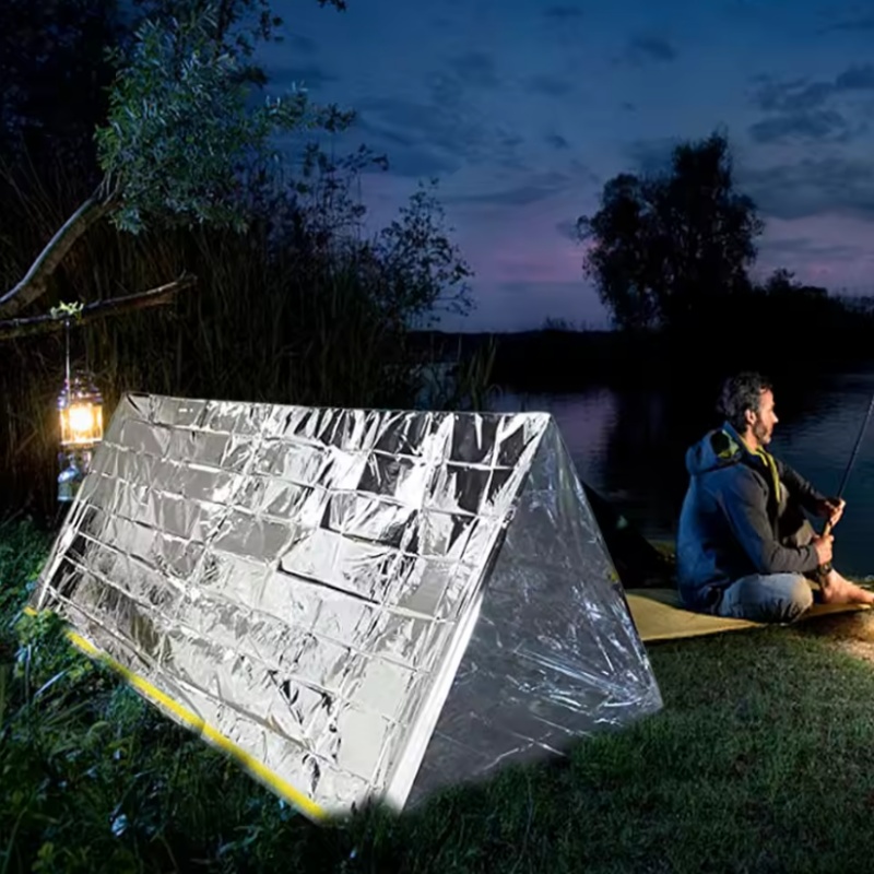 Tienda de refugio de emergenci - Emergency Mylar Tent reseña y precio