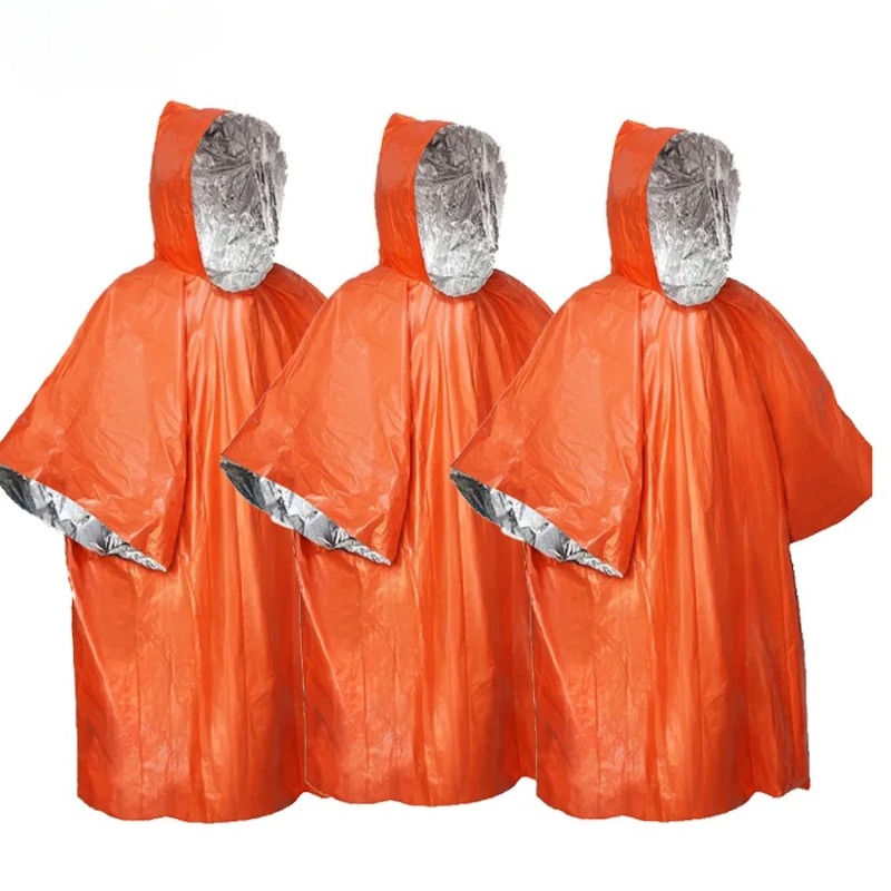 Chubasquero multifuncional de  - Emergency Poncho Rain reseña y precio