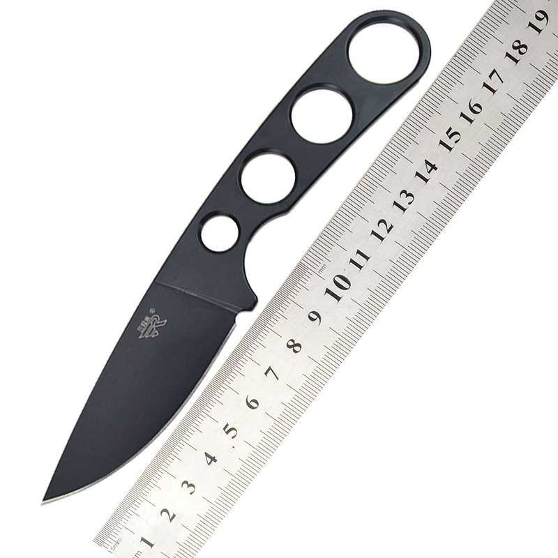 Sanrenmu-cuchillo de cuello de - Bushcraft Knife Fixed reseña y precio